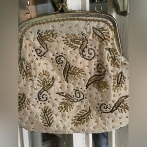 Vintage Beaded Crossbody   Bag !